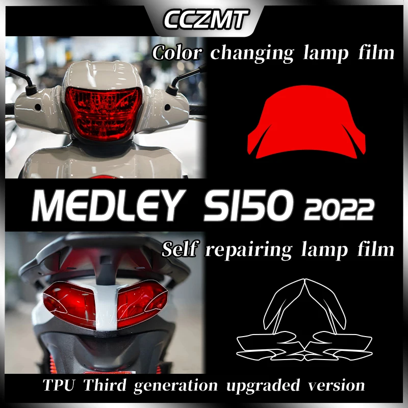 

For Piaggio Medley S150 2022 film invisible car clothing instrument film modification parts accessories