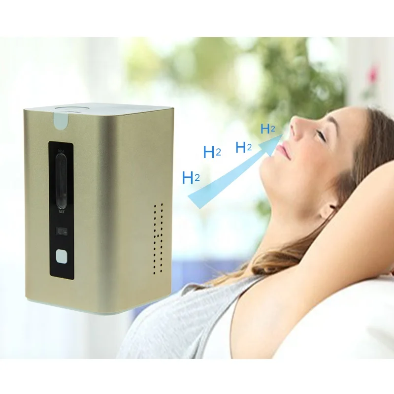 Portable Hydrogen Inhalation Machine Home Use Hydrogen Gas Inhaler Molecular Hydrogen Gas Generator