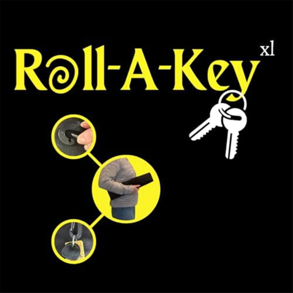 

GET! Versatile Roll-Up Key Storage Box, Weatherproof Portable Storage Box, Holds 40 Keys, Security Hook, for Home Office