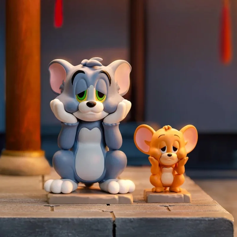 

Tom & Jerry Forbidden Compass Series Mystery Box Jerry Keyring Pendant Blind Box Custom Girl Gift Toys Action Figure Collection