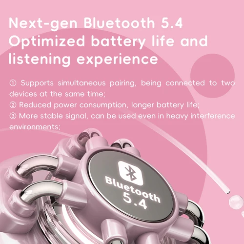 Imagen 2 del producto FiiO ANYTIME Bluetooth 5,4 auriculares inalámbricos con cancelación de ruido auriculares Bluetooth auriculares supraaurales inalámbricos de alta resolución con micrófono