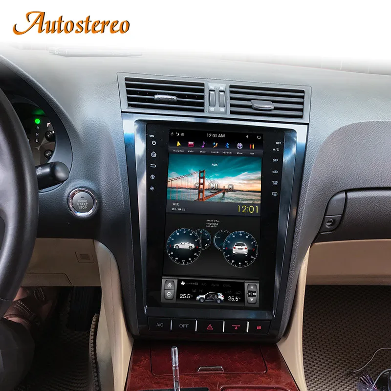 For Lexus GS300 GS350 GS450h Android 9.0 Car Radio Player Car GPS Navigation Tesla Style Screen Auto DVD player radio stereo