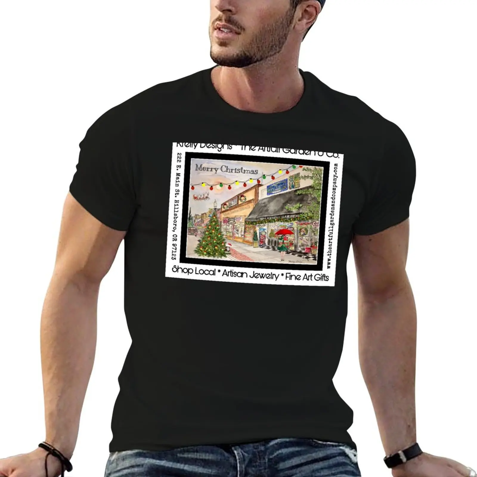 Keepin’ it ARTSY Christmas T-Shirt t shirt man designer man t shirt designer cotton t shirts man 100% T-shirt
