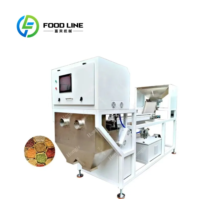 Plastic Rice Colour Sortting Color Sorting Machine Digital Coffee Bean Quinoa Seed Color Sorter Machine