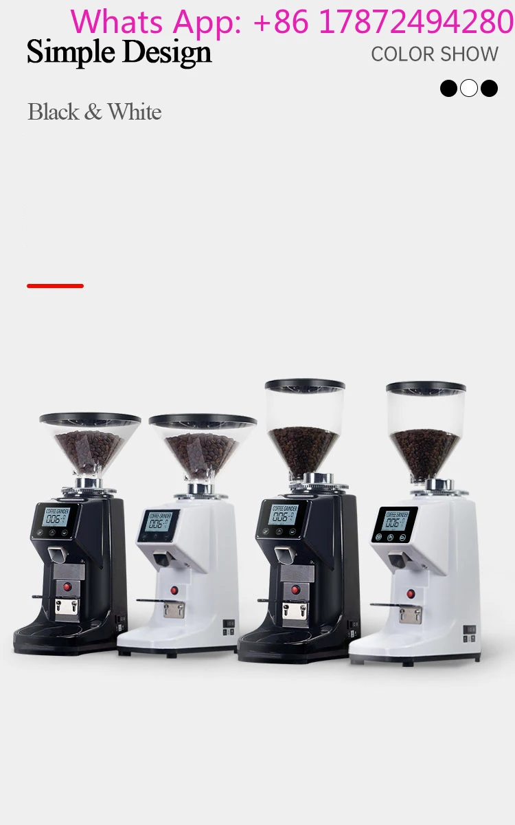 Electric Industrial Professional Coffee Bean Grinder Manual Cafe Grinding Machine Commercial Espresso Mill Coffee Grinder