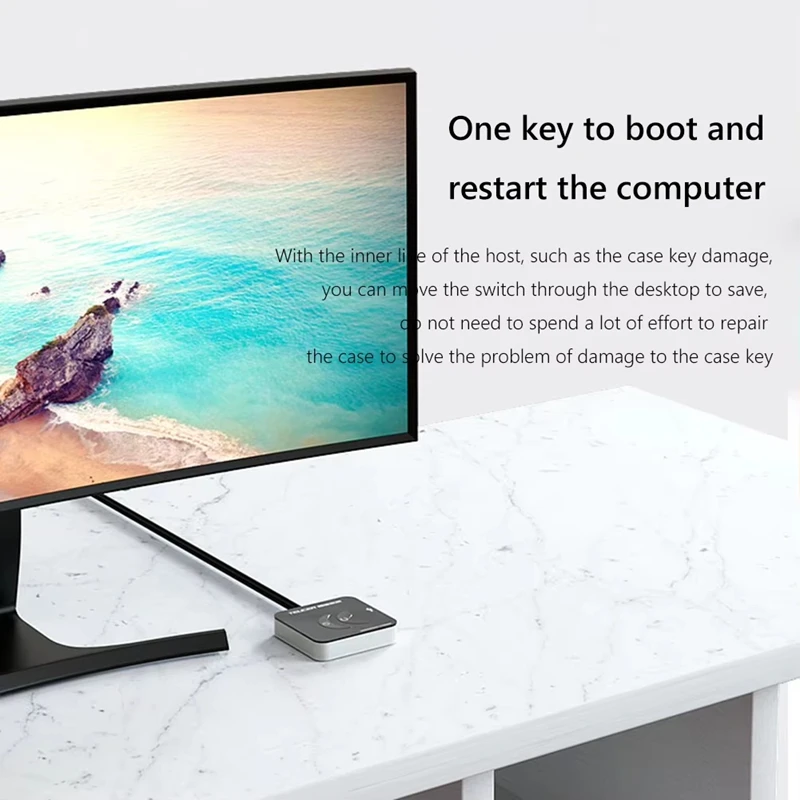 Desktop Computer Power Switch USB3.0/2.0 5Gbps PC External Start High-Speed Transmission Desktop Chassis Accessories