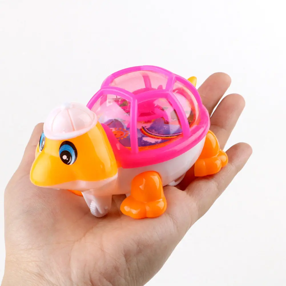 

Light Emitting Turtle with Pull String for Kids Bright Glow in Dark Educational Interactive Learning Night Light Random Color