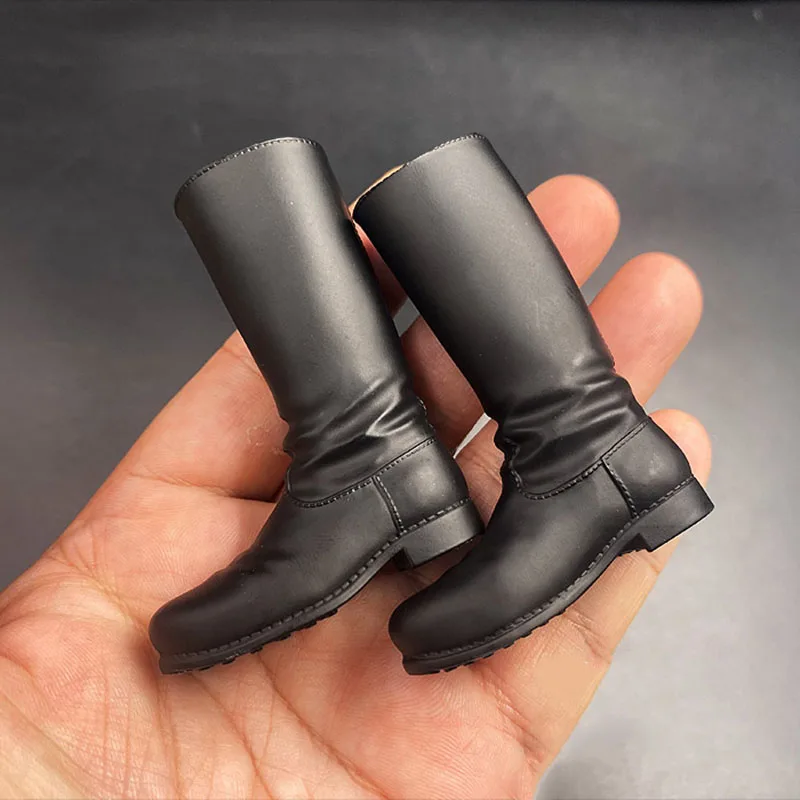 1/6 Mannen Soldaat Schoenen Militaire Combat Tactische Zwarte Hoge Holle Laarzen Accessoire Voor 12 ''Man Action Figure Model Body decors