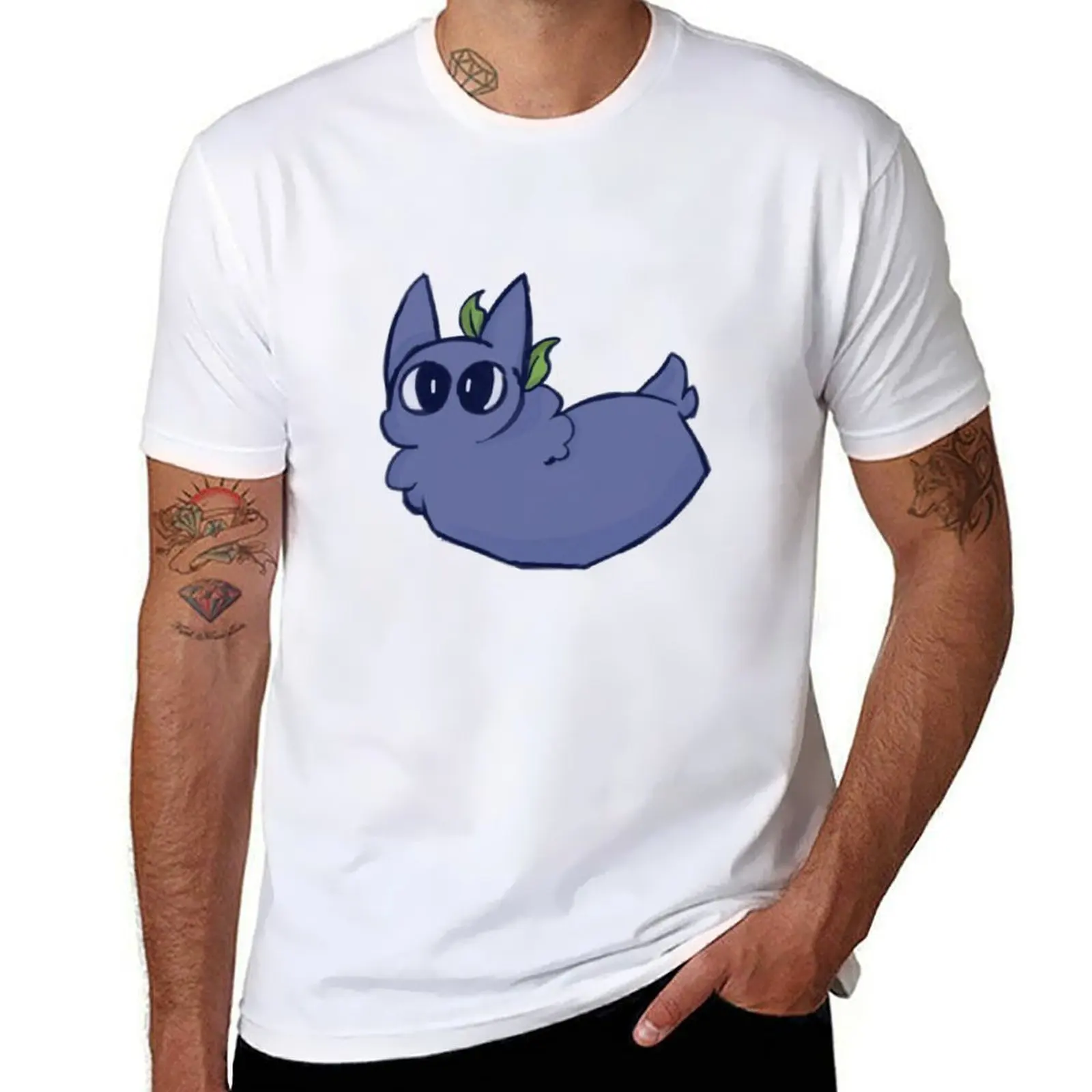 

A blueberry cat (blueberry) T-Shirt anime t shirts oversize t shirt personalised T-Shirt