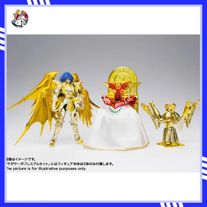 

In Stock Genuine Saint Seiya Saint Cloth Myth Golden Soul God Gemini Suit EX Gemini Pope Anime Collection Figure Model