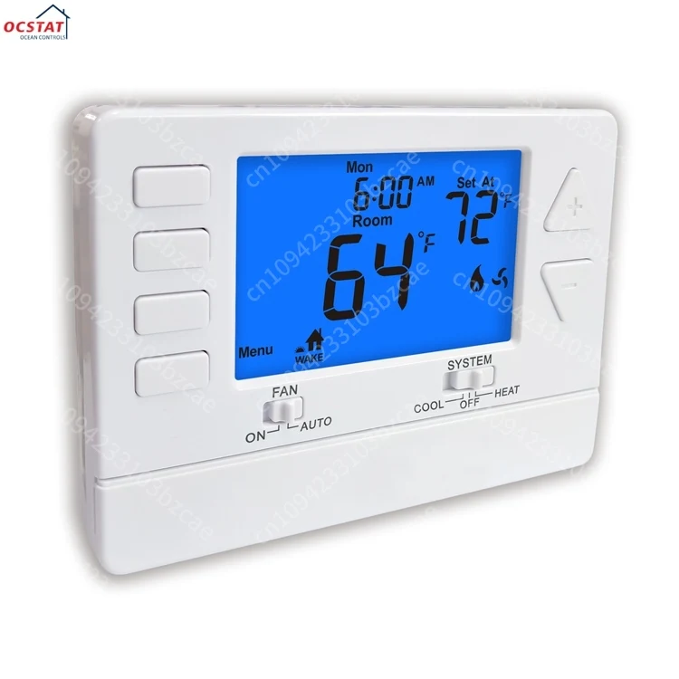 Neuer Raumthermostat, 24 V, verkabelt, digital, programmierbar, für Klimaanlagen-Wärmepumpe