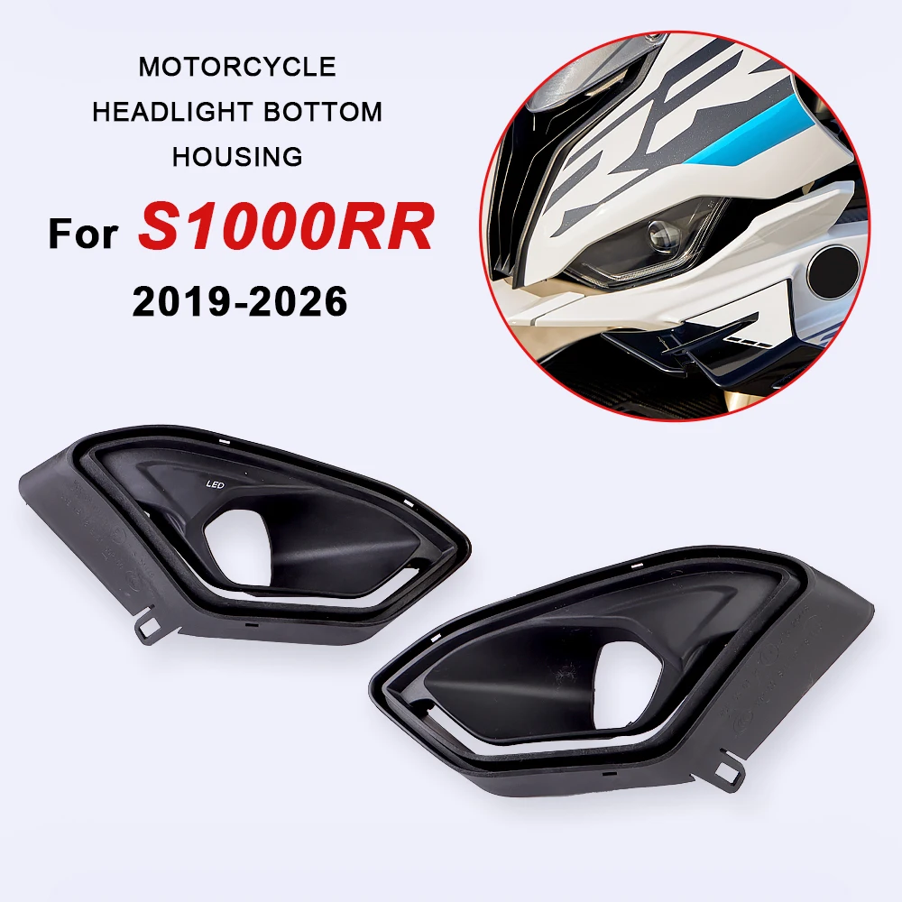 

Motorcycle Headlight Bottom Housing For BMW S 1000 RR S1000 1000RR S 1000 RR 2019-2025 2026 Motorbike Headlamp Shell Accessories