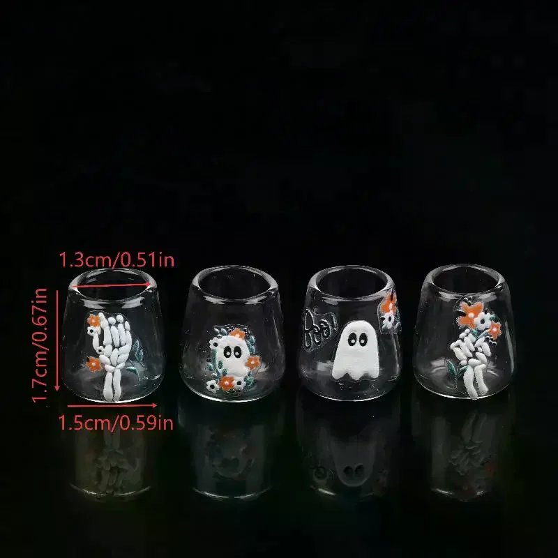 1/12 인형집 시뮬레이션 투명 유리컵 모델 인형집 미니 주방 장식 인형 집 할로윈 장면 장식 액세서리