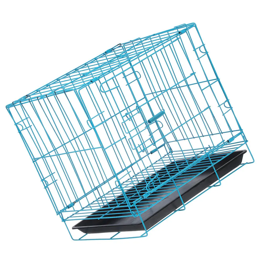 

Wire Pet Cage Metal Small Portable Cat Carrier Travel Cage Secure Durable Cat Travel Carrier Cages for Cats Cages for Cats
