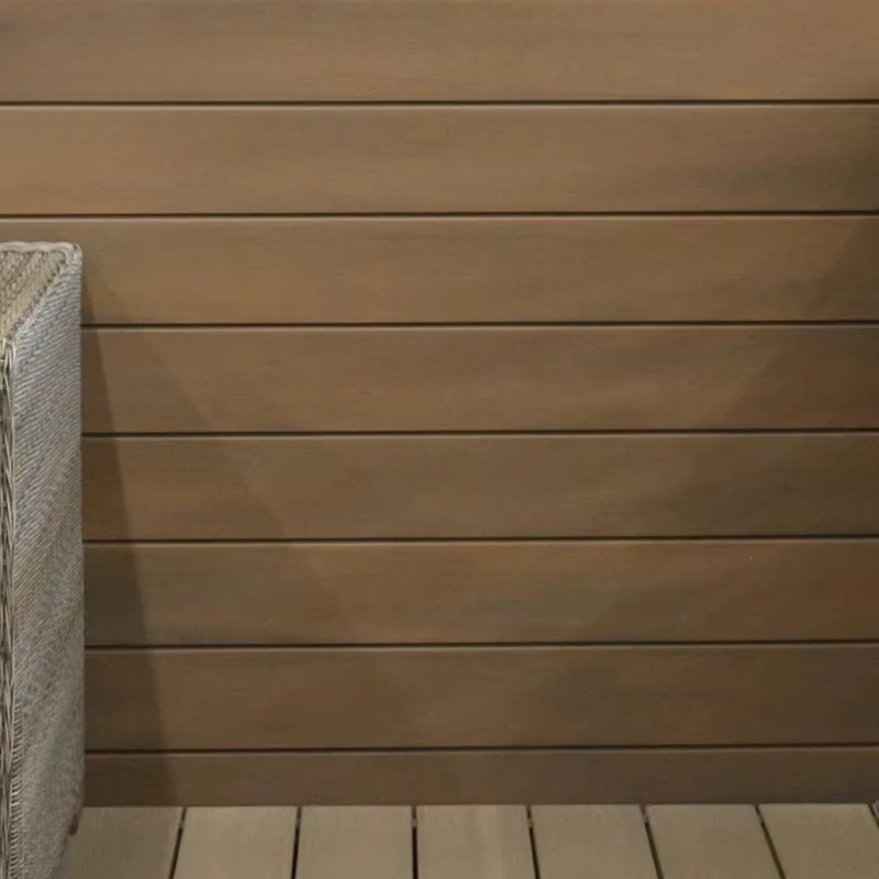 High quality exterior wall cladding waterproof facade decoration wood fireproof building siding WPC wall panel