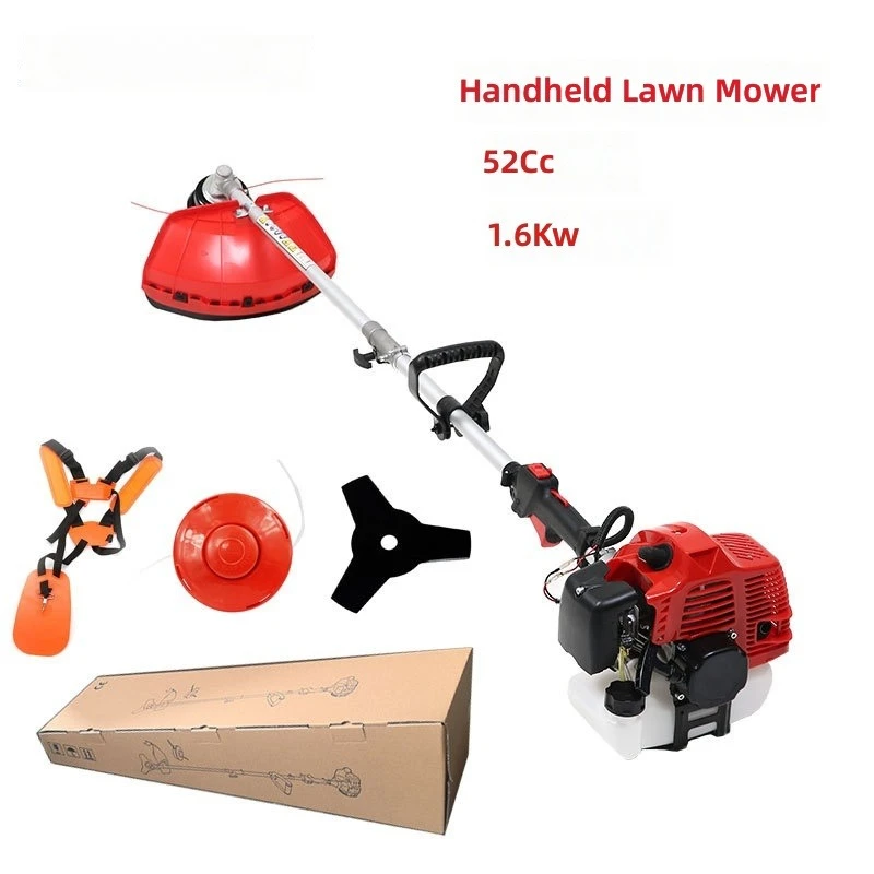Factory spot  lawn mower 52cc lawn mower handheld two-stroke brush cutter two-in-one packaging