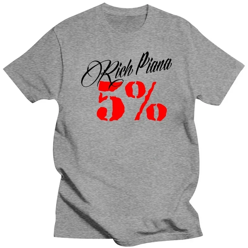 RIP RICH PIANA 5% Classic Logo Cool Mens  T-Shirt USA SIZE  S - 3XL 2024 fashion t shirt 100% cotton tee shirt