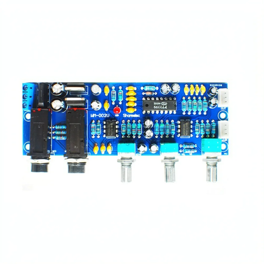 For For Shaibang PT2399 Digital Karaoke Reverb Microphone Preamplifier Module Dual Power Supply Home Audio Amplifier
