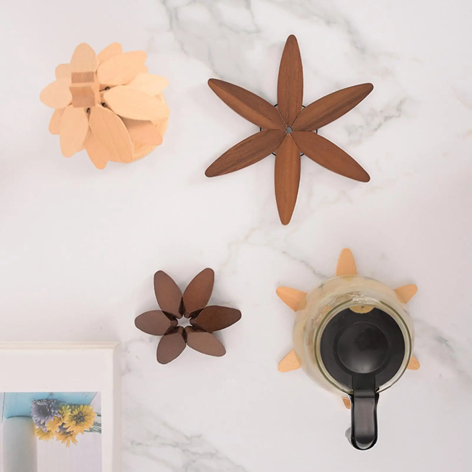 

Подставки для елки для горячей посуды, складной противоскользящий держатель для чайника в форме дерева, подставка для рождественской елки, подставка для горячей коврики для домашнего ресторана, кастрюли