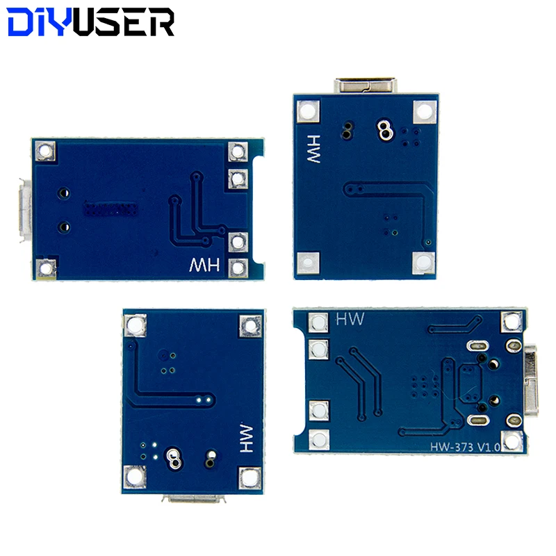 5PCS 5V 1A Micro/Type-c 18650 TP4056 Lithium Battery Charger Module Charging Board With Protection Dual Functions Li-ion