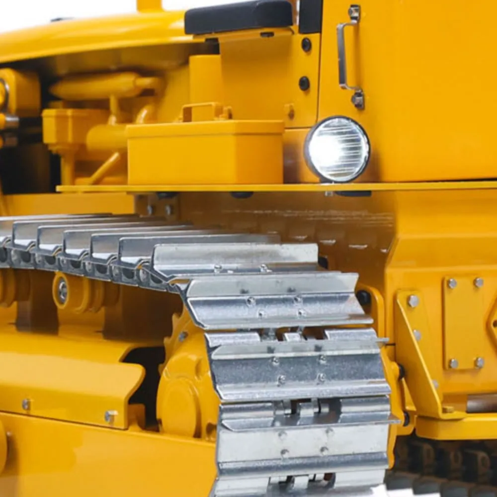 Neuer 1/14 D7 CNC RC Hydraulischer Bulldozer Schwermetall-Dozer-Modell mit Licht- und Soundeffekten RTR Ferngesteuerter LKW Fahrzeug Spielzeug