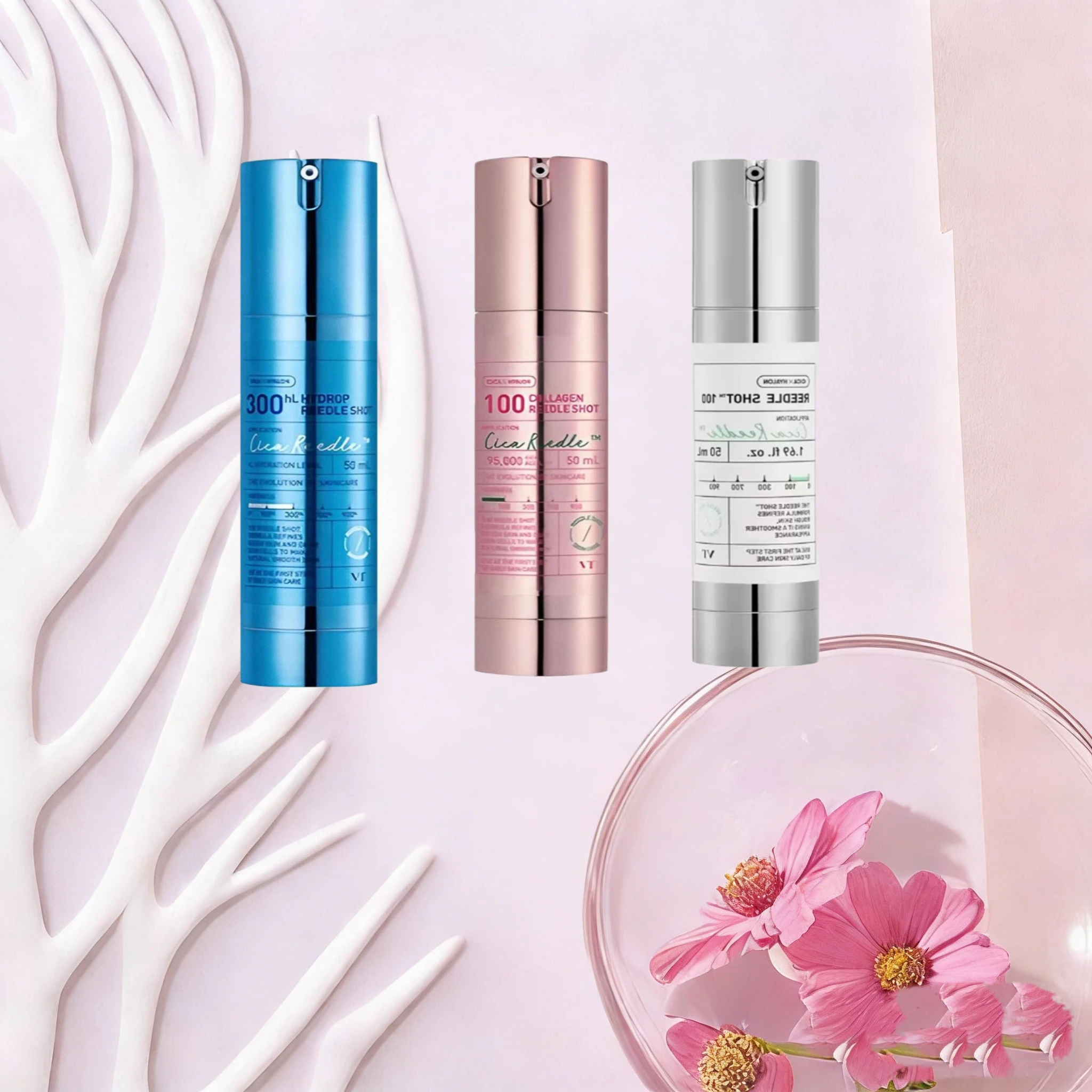 

Корейский набор для ухода за лицом Micro Crystal Essence, крем для глаз, длительный увлажняющий, осветляющий тон кожи, сужающий поры