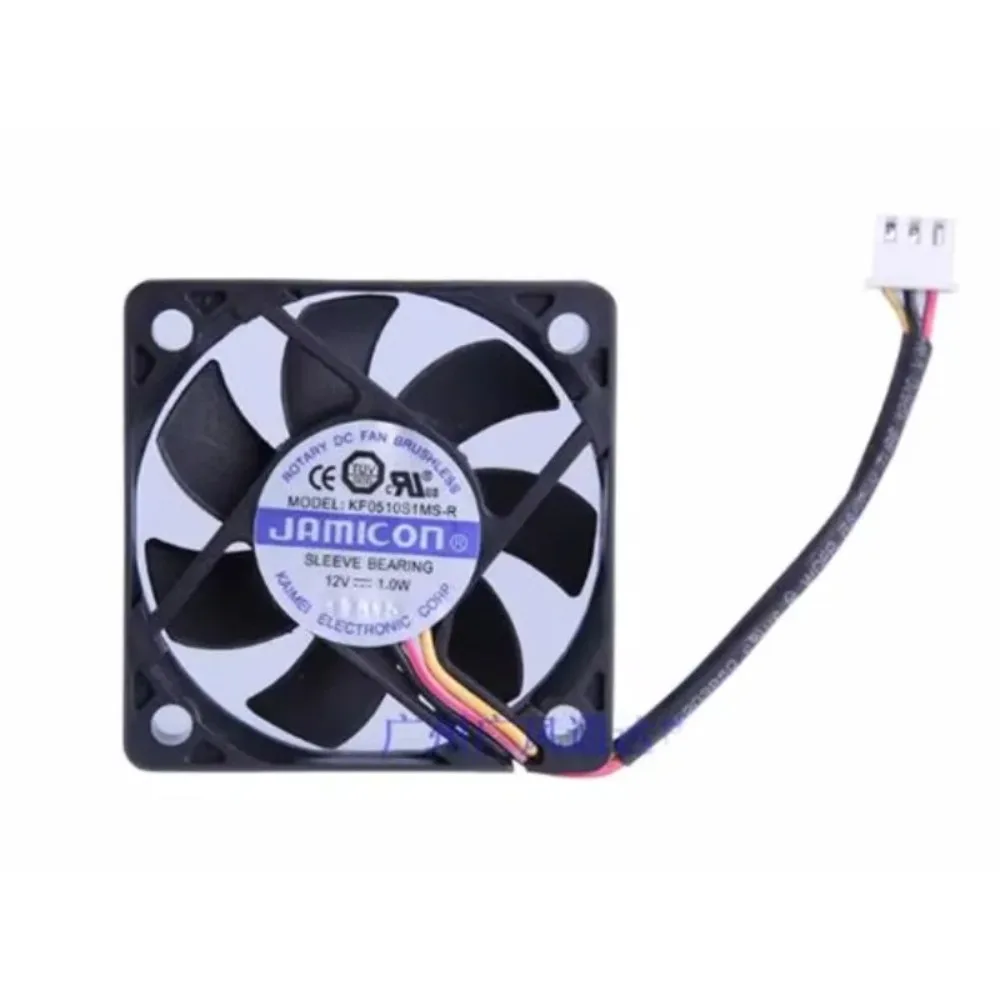 

Вентилятор охлаждения Jamicon KF0510S1MS-R DC 12V 1.0W 50x50x10mm 3-проводной