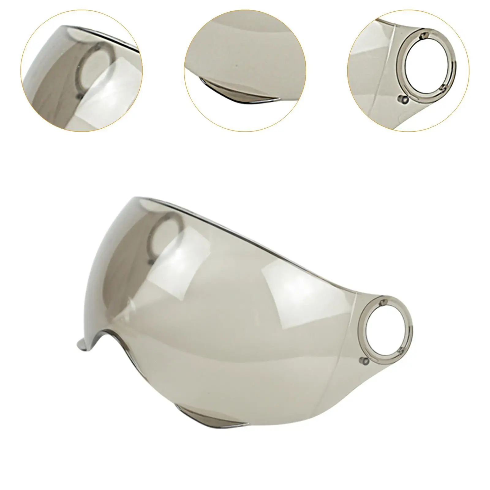 Premium PET Material Helmet Visor Lens Motorcycle Wind Shield Anti Fog Sun Protection for Full Face Helmet Accessories view 5