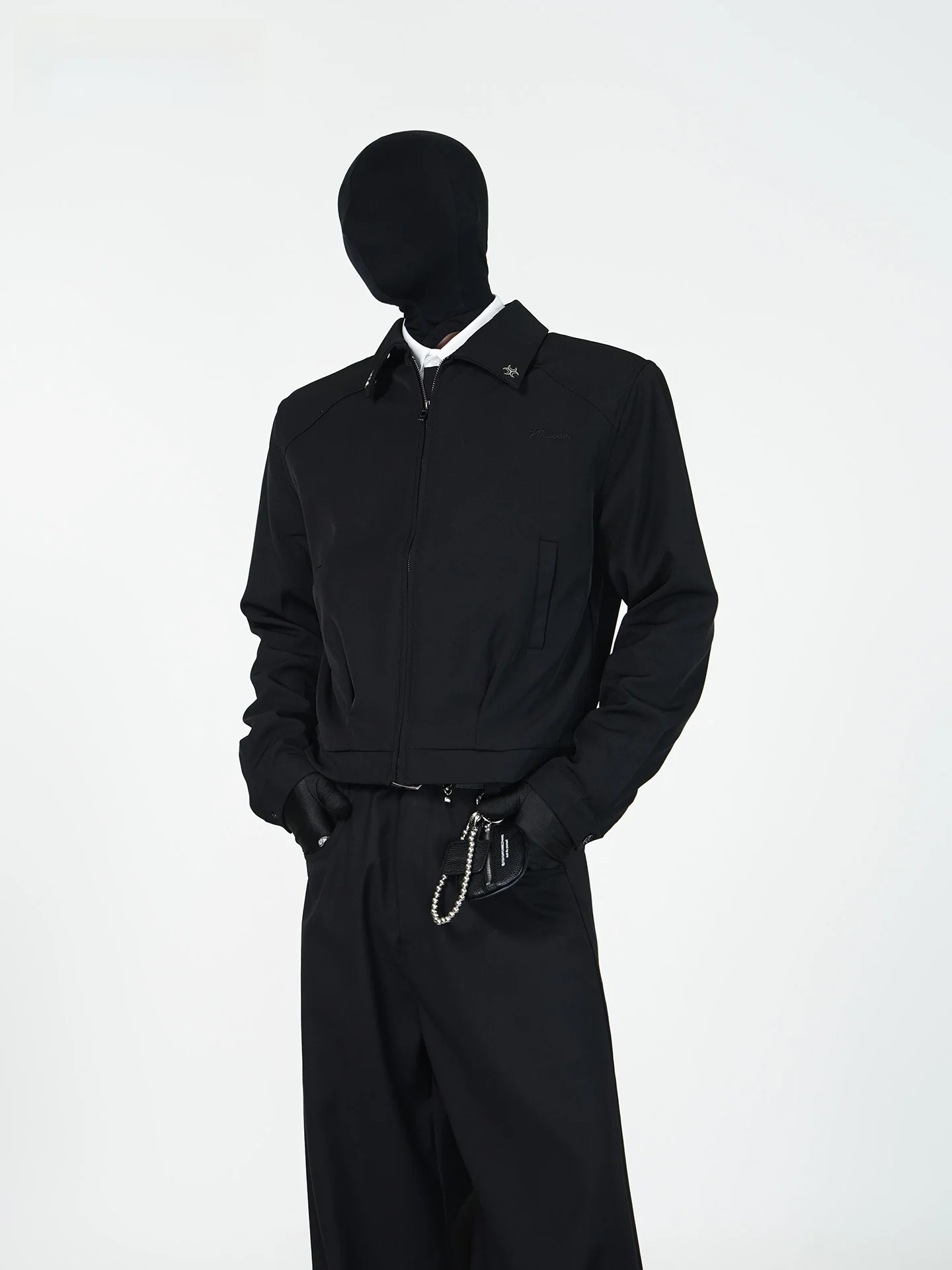 

VE2 Cleanfit Advanced Flight Suit Jaet Outerwear: Мужская и женская куртка-бомбер с воротником-стойкой из смеси полиэстера и спандекса