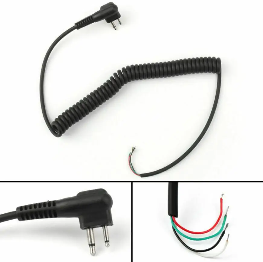 

PMMN4013A Speaker Microphone Cable Cord For GP88 CP185 CP100D CP200 CP200D CLS1410 Two Way Radio Walkie