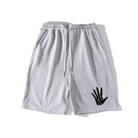 Moto Kawhi Leonard Style Basketball Men's Shorts Big Hands Design Cotton Breathable Summer Training Beach Casual Nba Inspired
