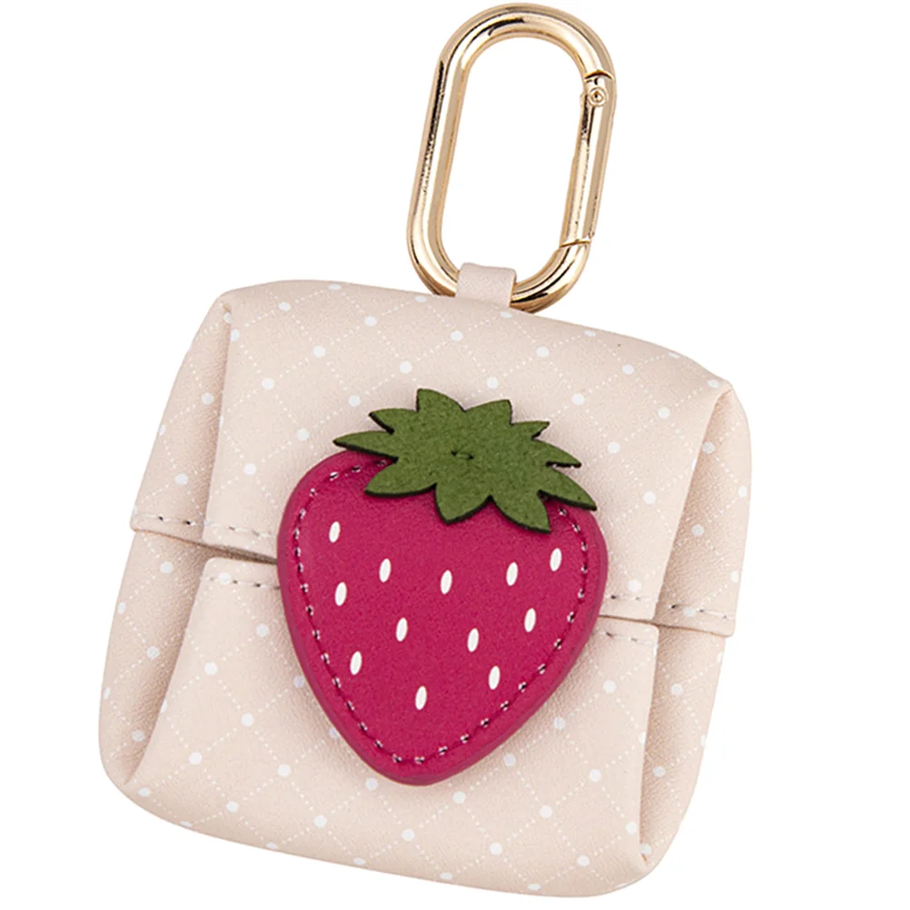 

Small Pouch Button Bag Earbuds Storage Mini Wireless Earphone Case Hardware Kids
