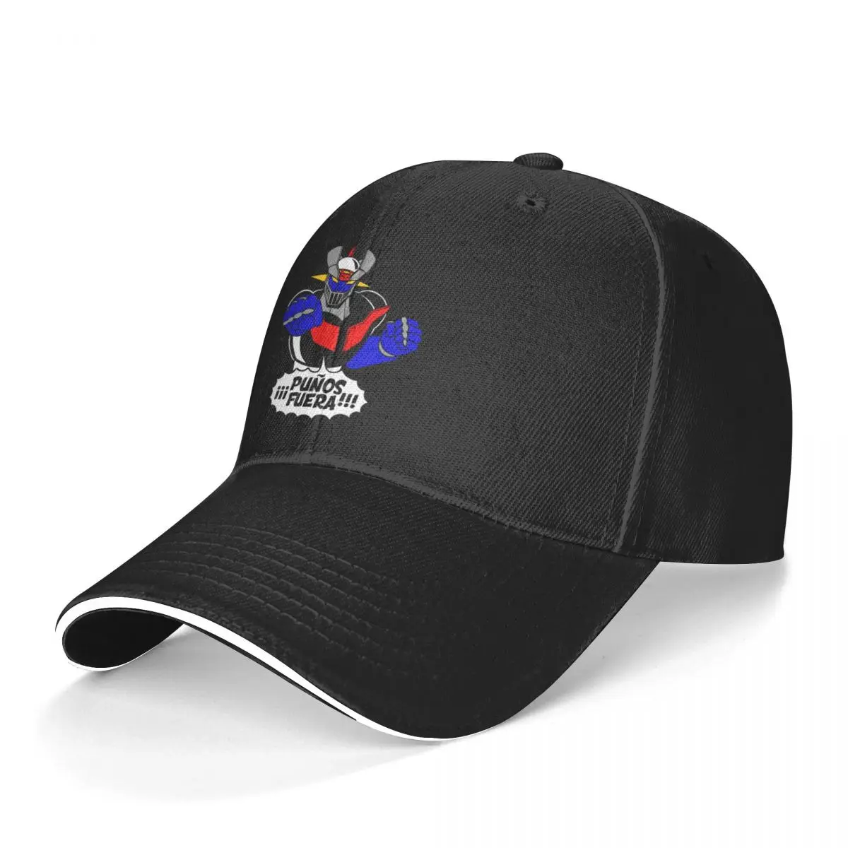 Mazinger Baseball Cap Mazinger Z - Punos Hippie Baseball Hat Dropshipping Polyester Girl New Logo Cap