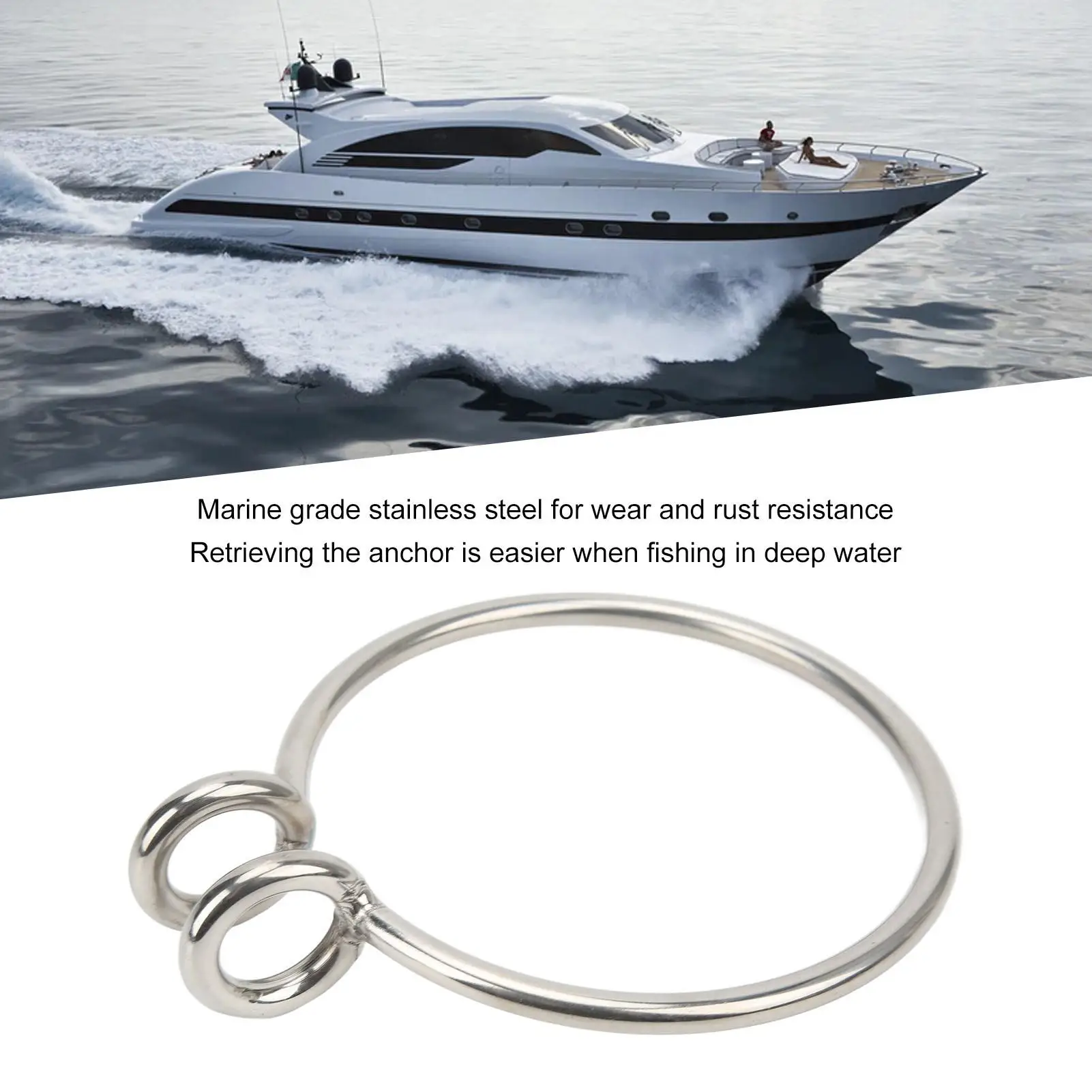 for marine Retriever  Polished  Long Durability Retriever  Stainless Steel 8mm  for offshore Bay