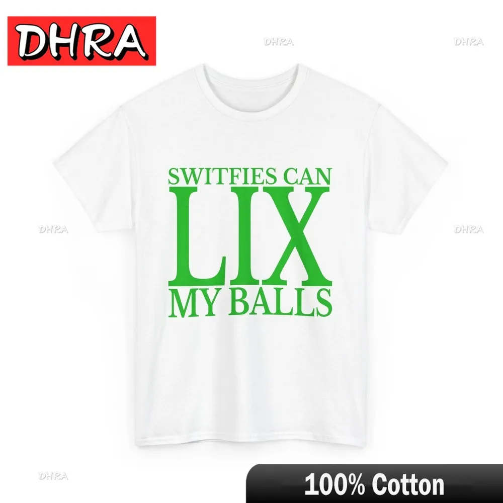 قميص Switfies Can Lix May Balls، تيشيرتات كاجوال إبداعية أنيقة، ملابس كلاسيكية جريئة إبداعية، ملابس شارع قطنية، أيام غير رسمية