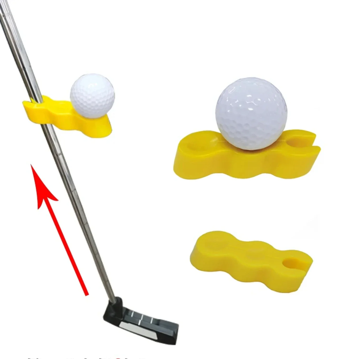 Portable Golf Putting Trainer Putt Aim Training Mini Golf Putter Balancer  Putting Straight Line Practice Golf Training Aids