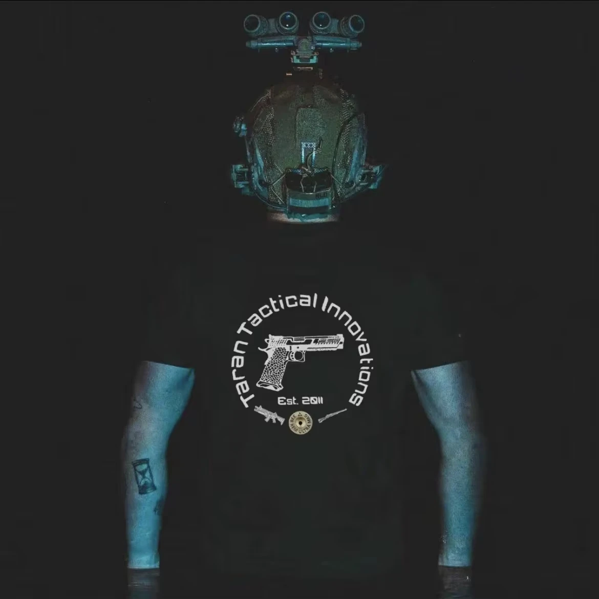 Taran Tactical Innovations T-shirt Military Enthusiast Men T-Shirts Streetwear Cotton Loose Tops Breathable Tee Spring Summer