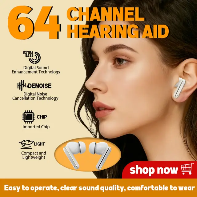 High-Quality Invisible Hearing Aid Imported Smart Chip Severe Hearing