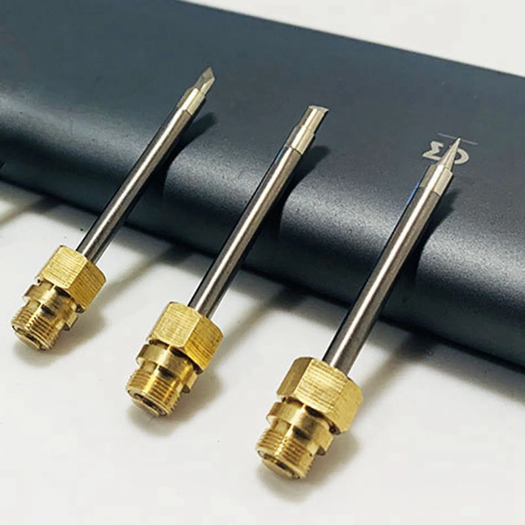 

Premium-3X 510 Interface Soldering Iron Tip Mini Portable USB Soldering Iron Tip Welding Rework Accessories, Knife Tip