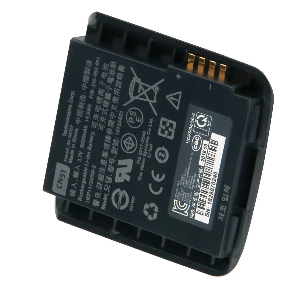 

1015AB02 1015AB01 318-052-011 Сменная батарея для Intermec CN50 CN51 AB25 AB24