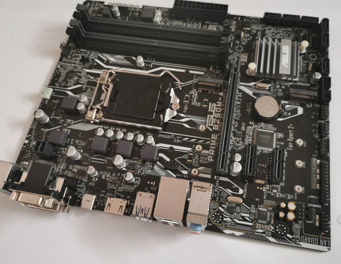 ASUS ไพรม์ B250M-A ดั้งเดิมเมนบอร์ด Intel B250 DDR4 B250M i7 LGA 1151 SATA3/i5/i3 USB3.0