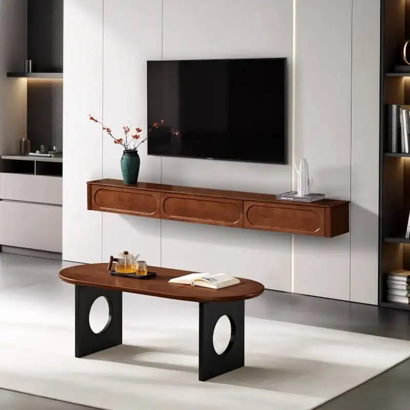 

Stand Wabi Tv Sabi Rustic Minimalist Glamour Floating Beauty Tv Stand Universal Design Rack De Sala Televisão Tv Furniture