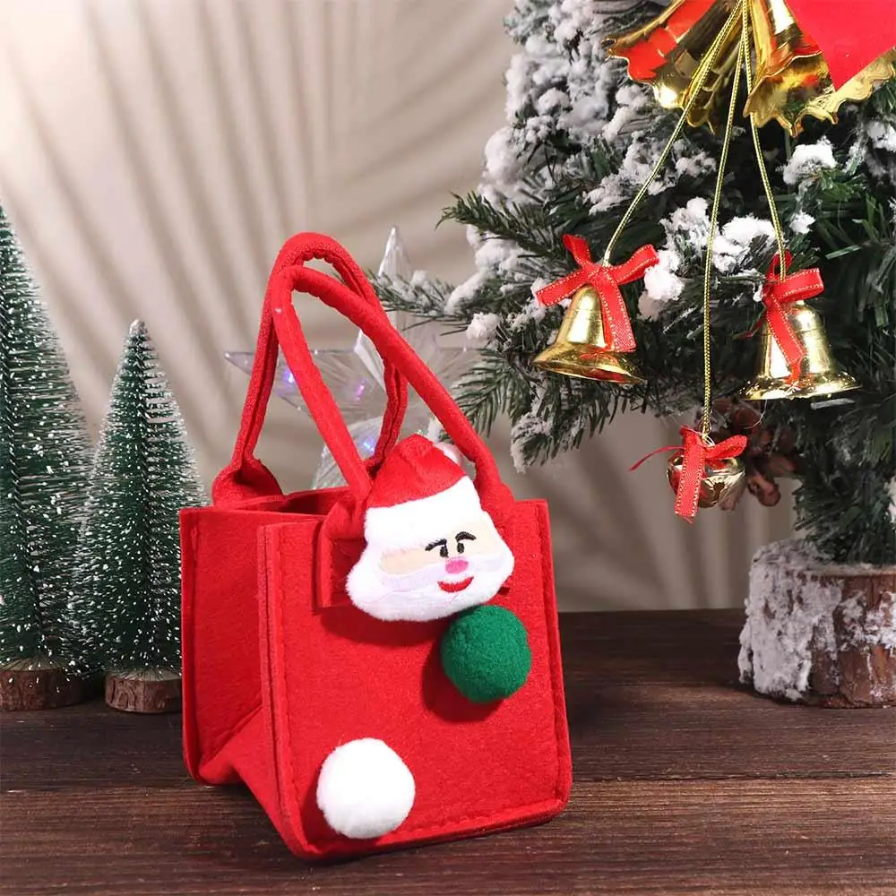 Candy Bag Christmas Candy Bag Christmas Santa Christmas Treat Bags Cartoon Cute Children's Candy Bag Kindergarten