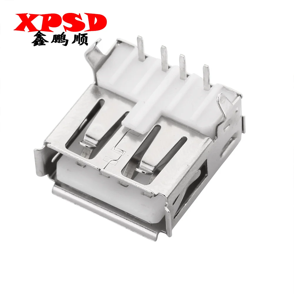 Hot Sale 10Pcs USB Type A Standard Port Female Solder Jacks Connector PCB Socket USB-A type