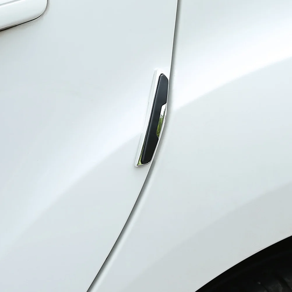 

4Pcs Universal Door Guard Car Bumper Strip Anti Scratch Protector Heavy Duty Rubber Edge Trim for Vehicle Doors Black