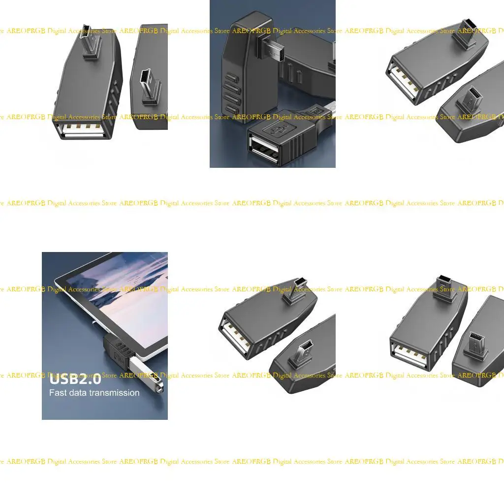 E21E USB 5PIN 5 PIN A USB adaptador datos carga OTG femenino para teléfonos inteligentes Cámaras las cámaras