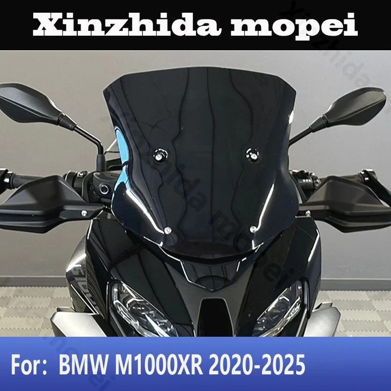 

M1000XR Windshield For BMW M1000 XR M 1000XR 2020 2021 2022 2023 2024 2025 Motorcycle Windscreen Visor Wind Deflectors Black
