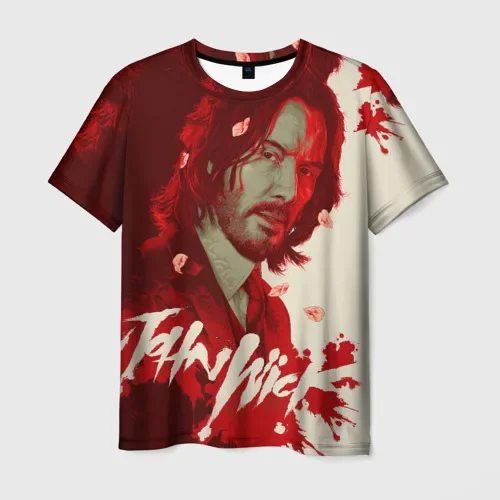 New Classic Movie John Wick Unisex T-shirts 3D Printed Fashion Men Women Hip Hop short sleeve Tee shirt Oversized Streetwear Top