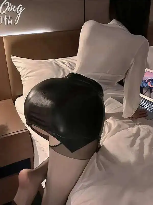 Sekretärin Neue Frau Kostüm Sexy Lehrer Cosplay Engen Minirock Büro Dame Uniform Rollenspiel Bluse Outfit Etuikleid QD3G