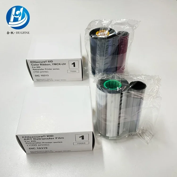 

Совершенно новая оригинальная цветная лента Matica DIC10313 YMCK-UV и пленка для восстановления DIC10319